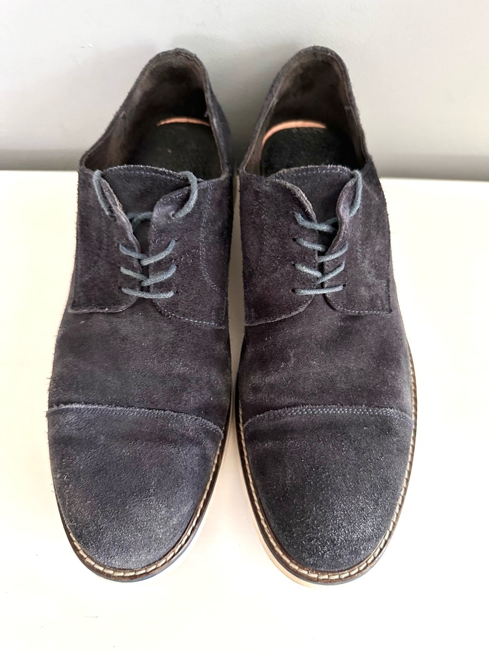 De Rossi Italian Navy Suede Men’s Shoes. Size 45 (12)